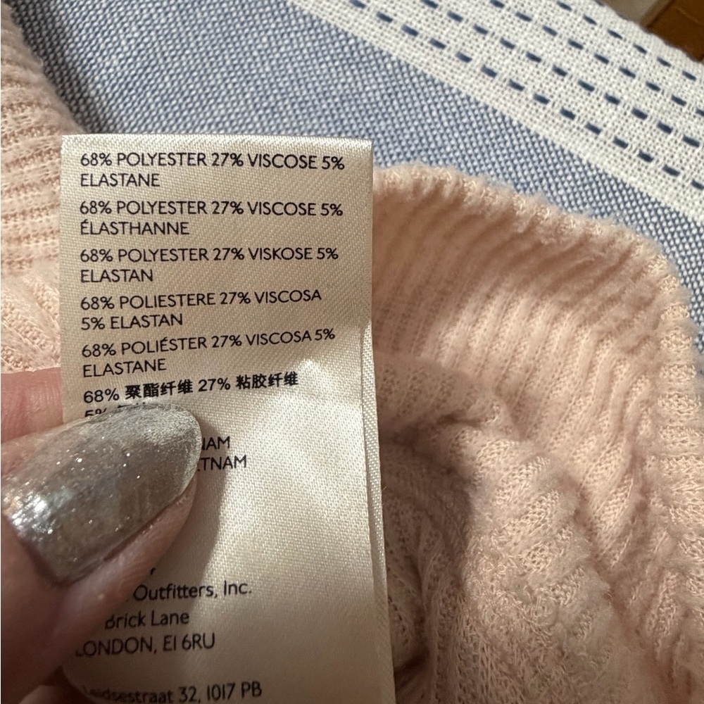 Free People Cozy With You Sweater- Champagne Toast - Picture 5 of 7